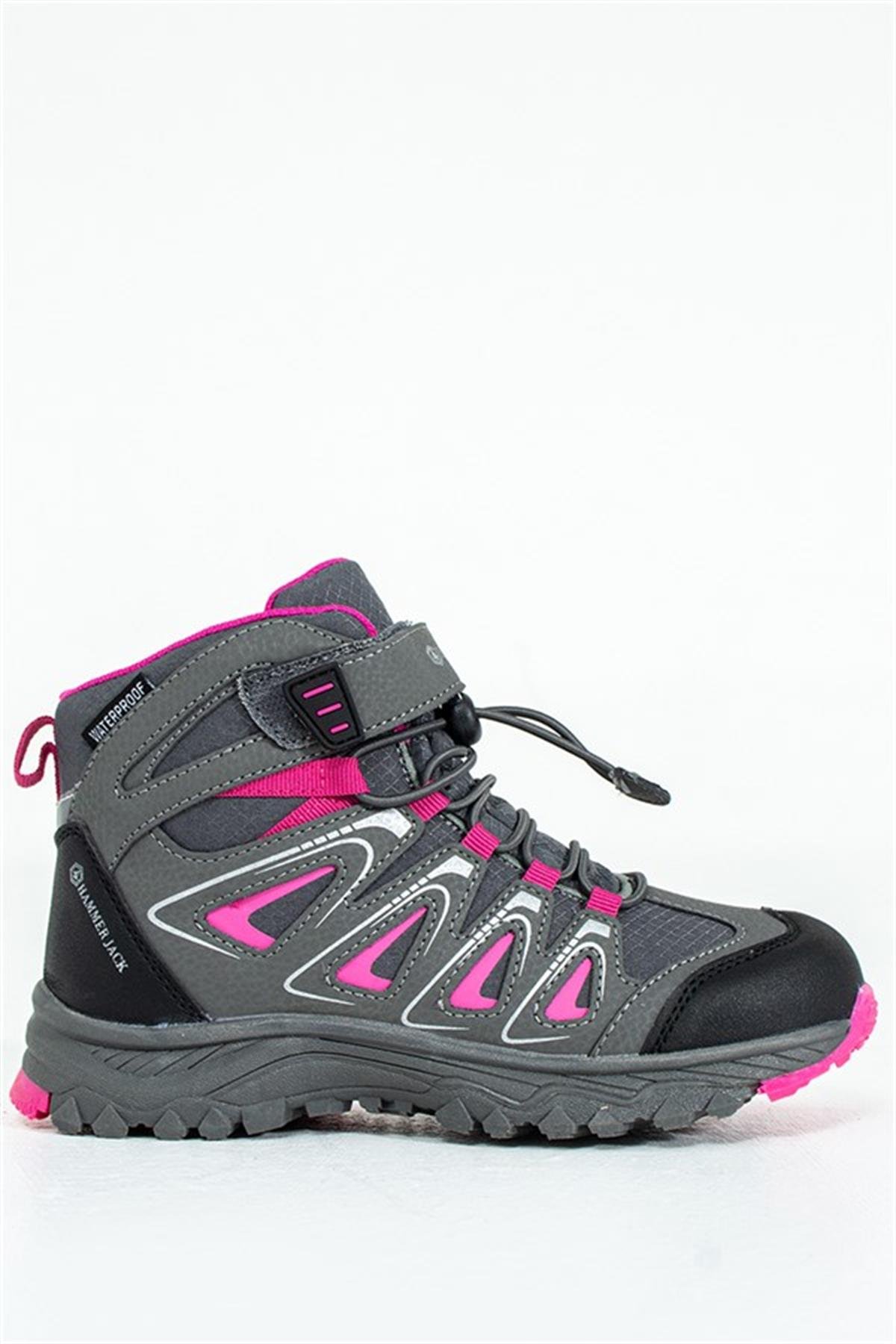 Hammer Jack Celos Su Geçirmez Gri Fuşya Outdoor Çocuk Bot  