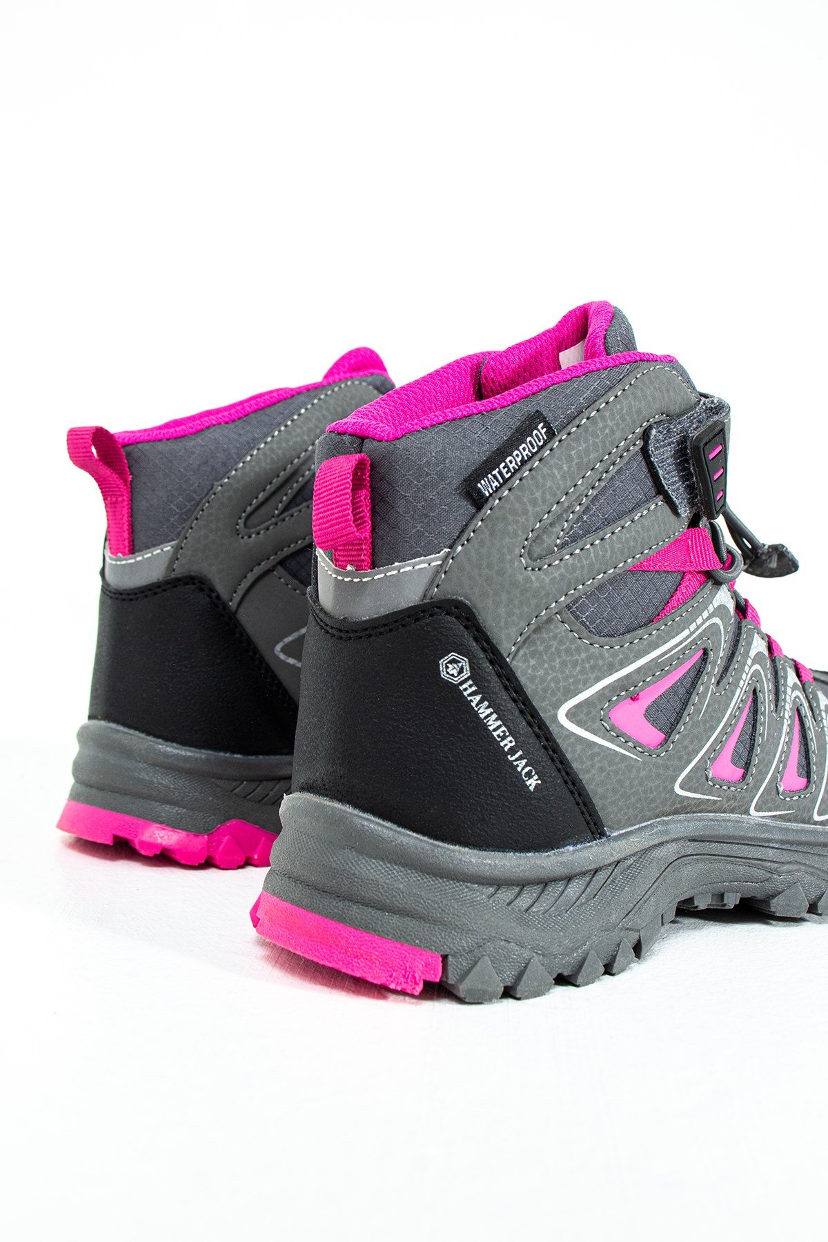 Hammer Jack Celos Su Geçirmez Gri Fuşya Outdoor Çocuk Bot  