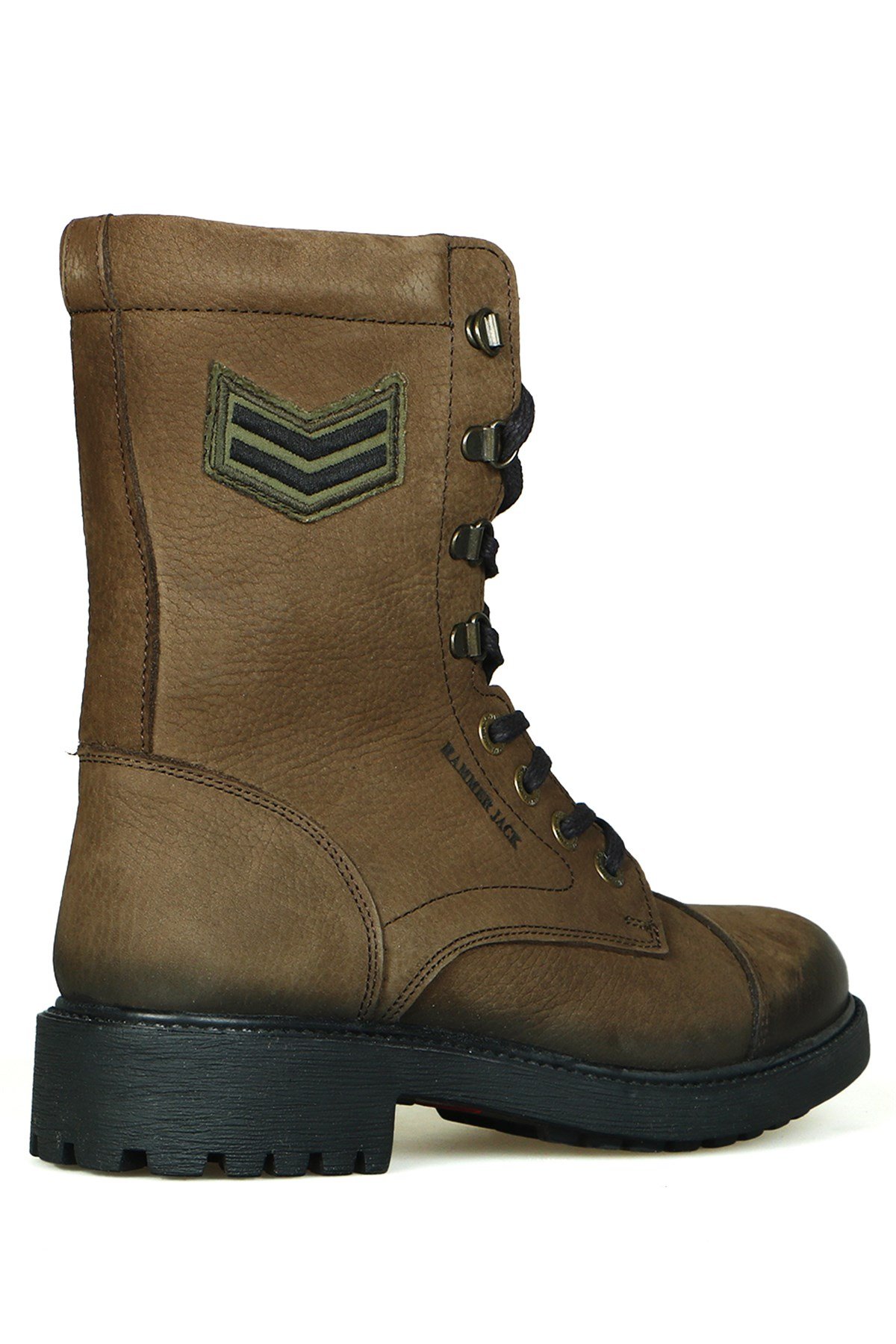 Hammer Jack Garson Hakiki Deri  Haki Yıkama Nubuk Outdoor Kadın Bot