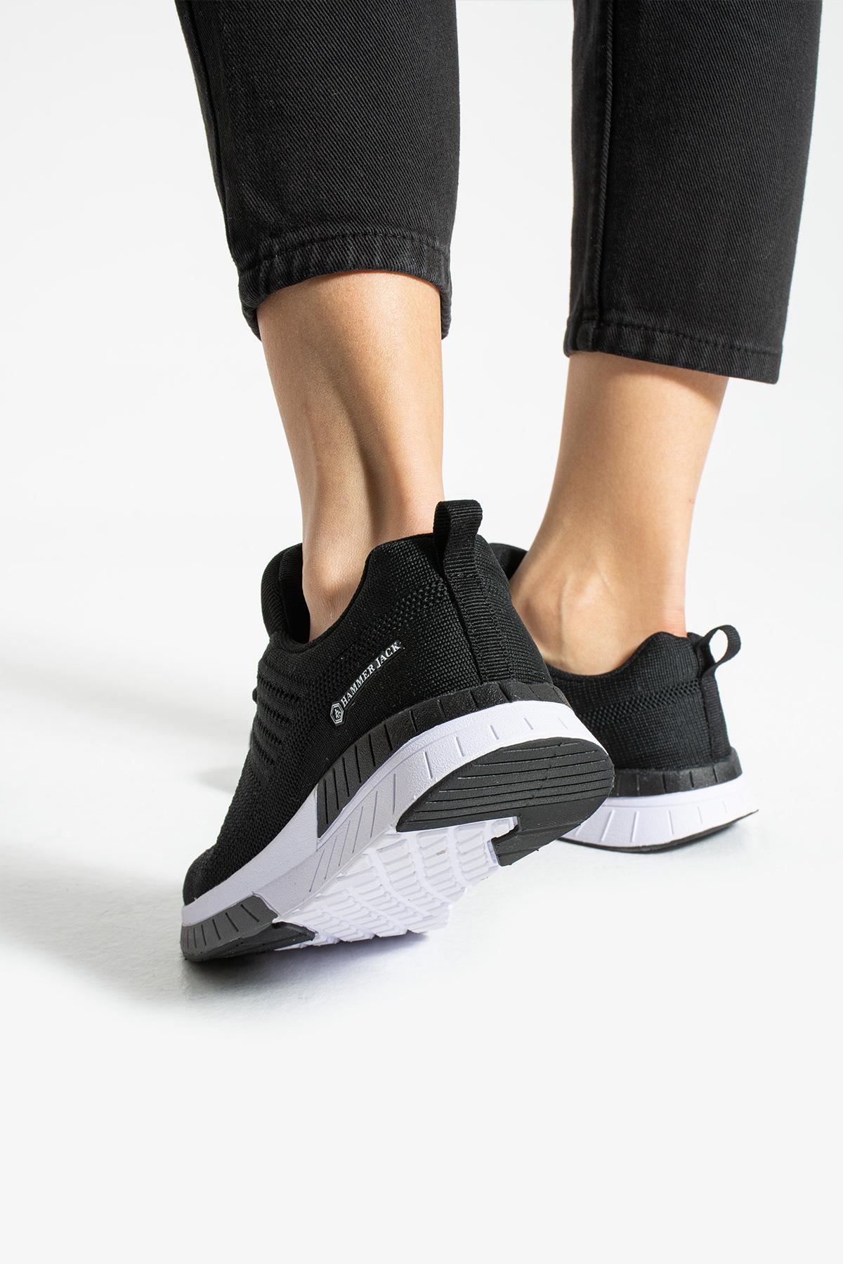 Hammer Jack Manaus Siyah-Beyaz Kadın Spor Ayakkabı 