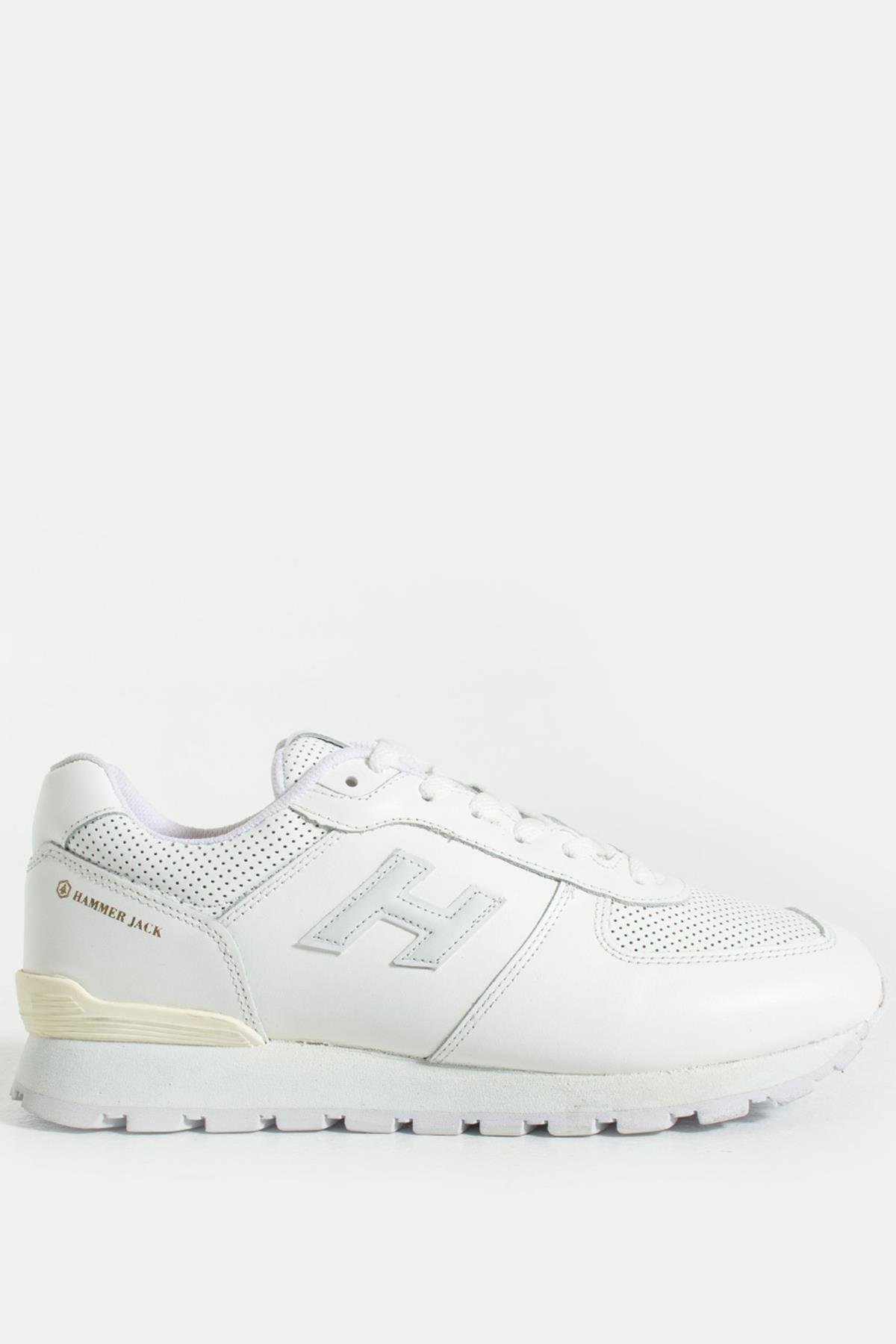 Hammer Jack Peru Hakiki Deri  Beyaz Erkek Spor Ayakkabı 