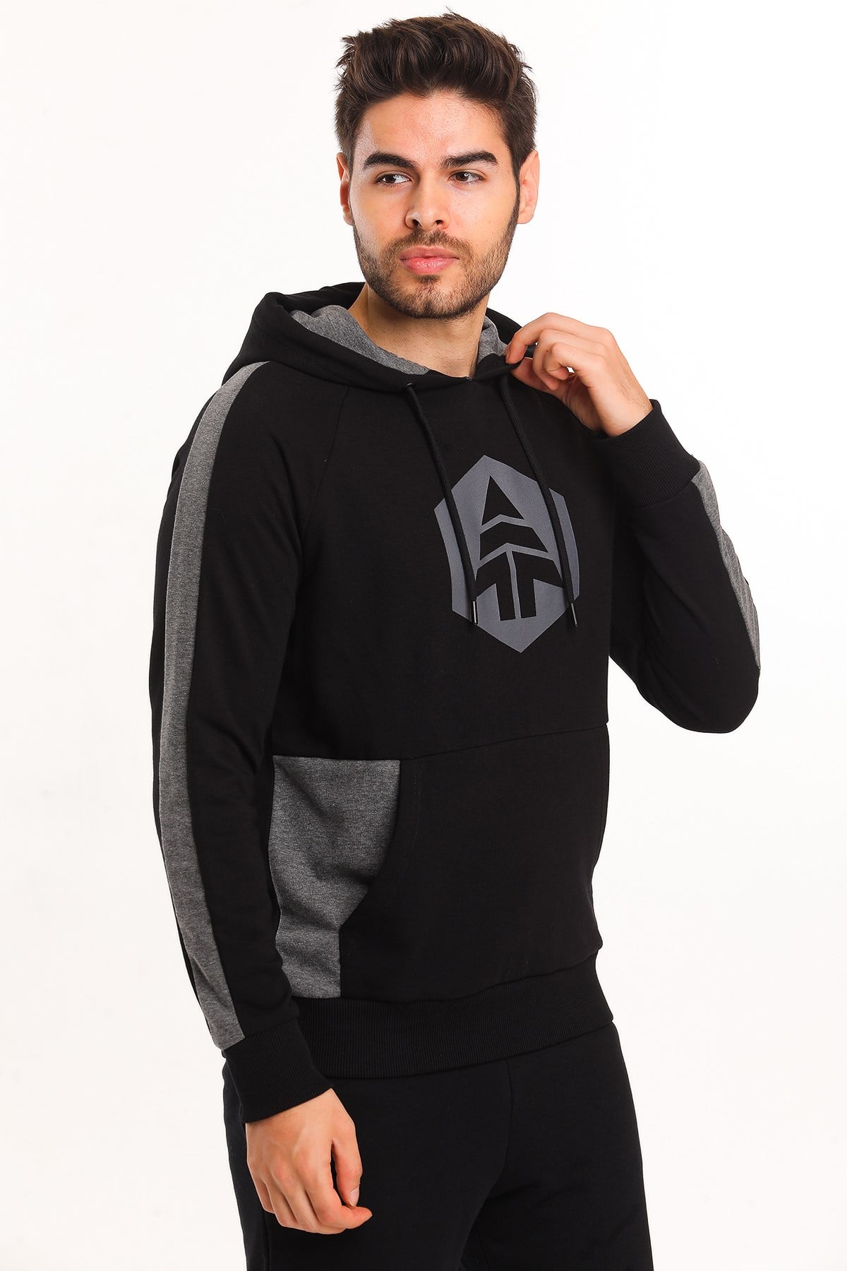 Hammer Jack Marten Siyah Erkek Sweatshirt