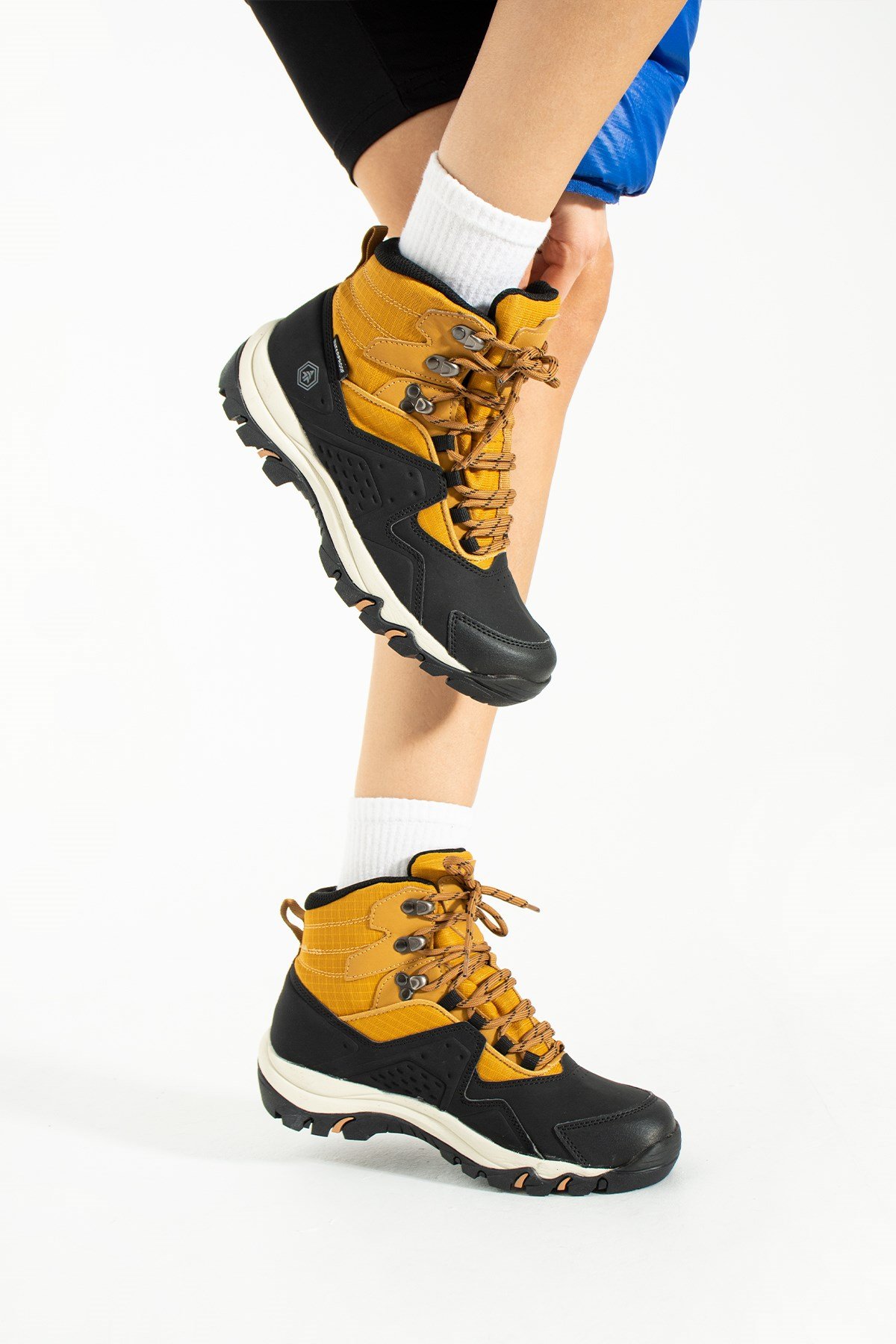 Hammer Jack Vader Su Geçirmez Siyah Sarı Outdoor Kadın Bot 