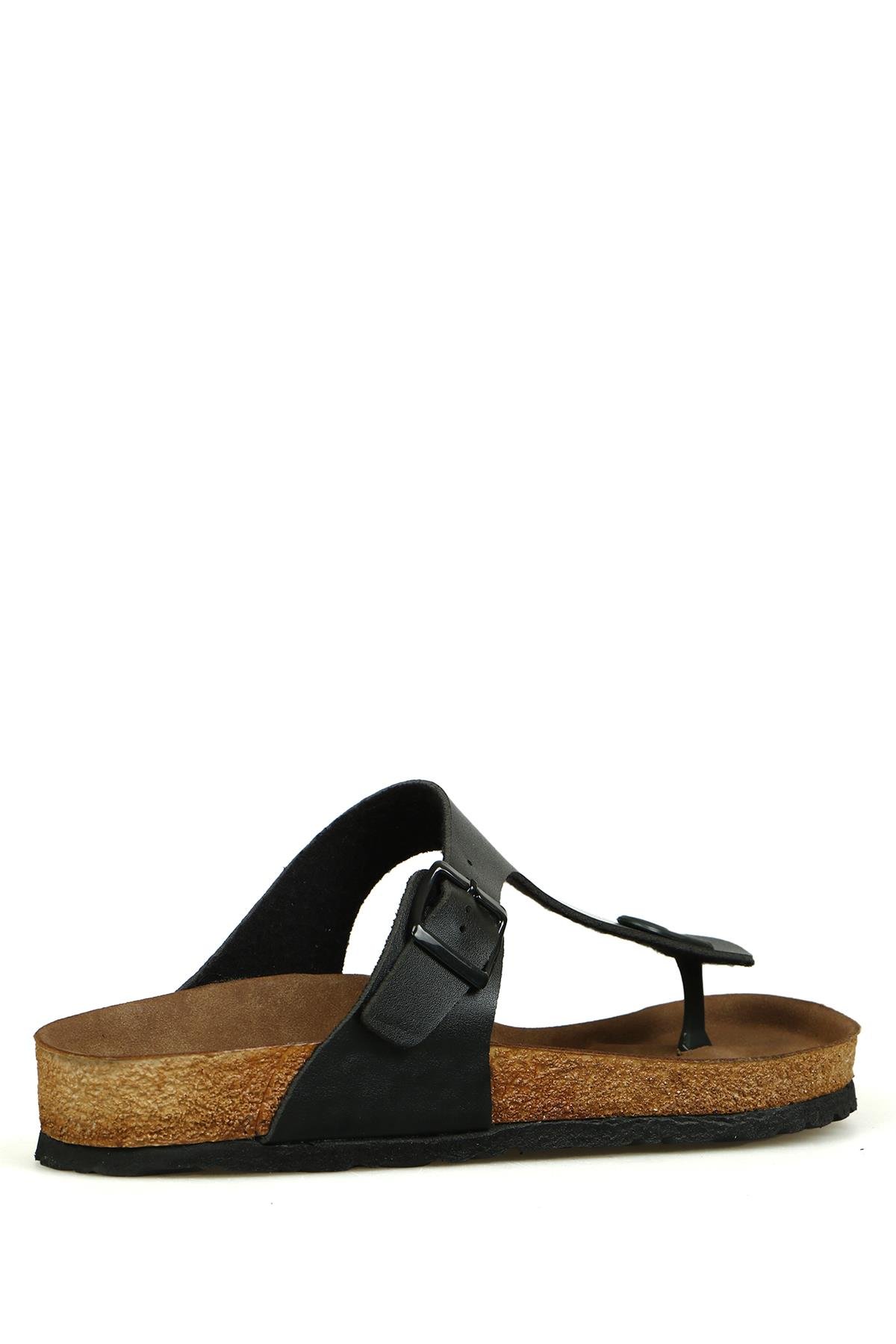 Hammer Jack Kruje Siyah Kadın Terlik 