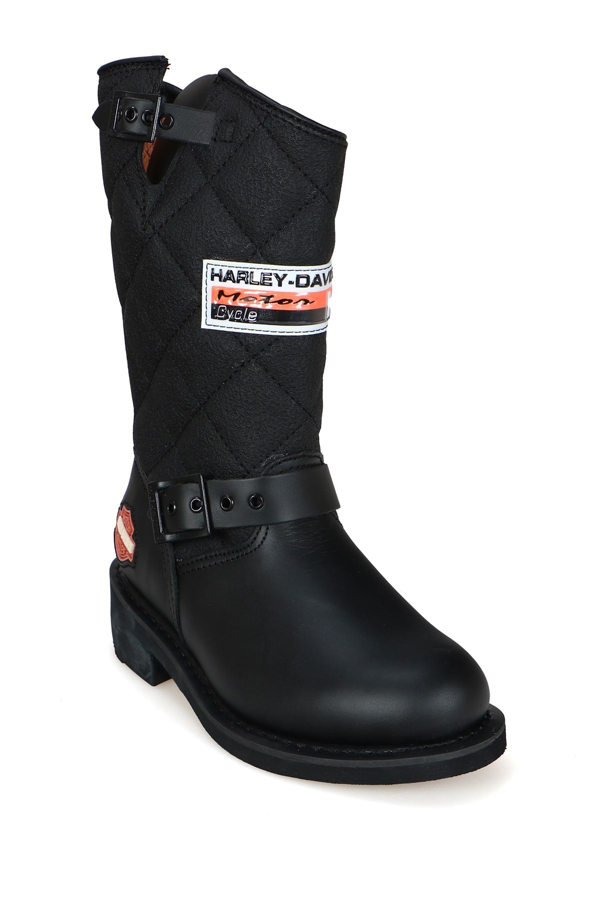 Harley Davidson Loconia 644 Hakiki Deri Siyah Kadın Çizme