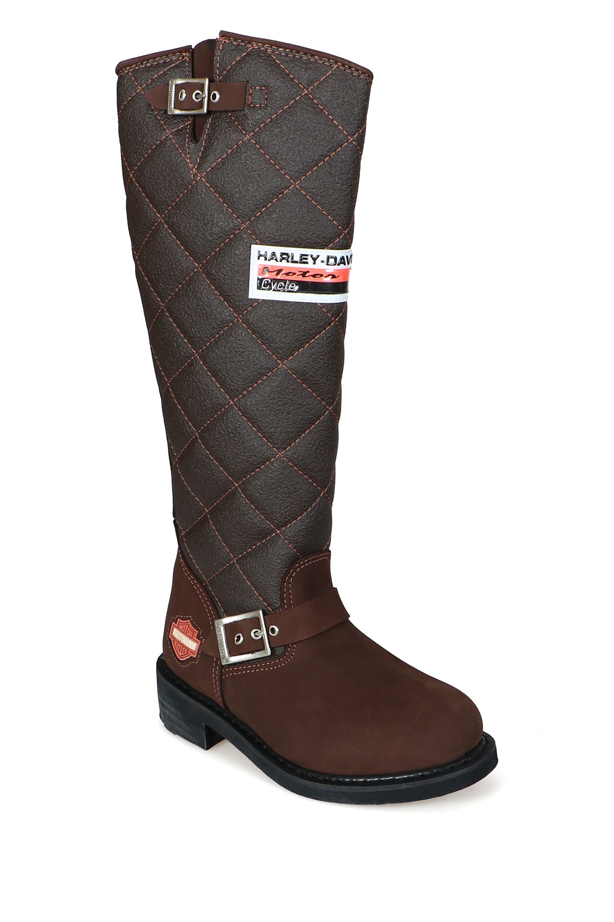 Harley-Davidson Loconia Hi 646 Dark Brown Nubuk Kadın Çizme