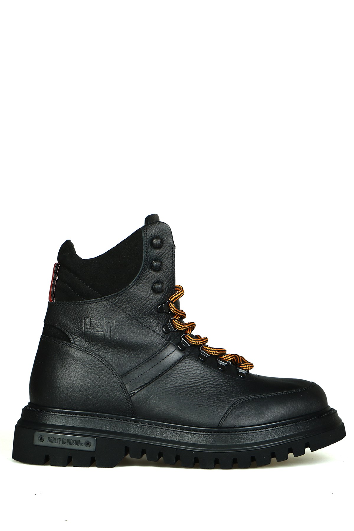 Harley Davıdson Stein Siyah Hakiki Deri Erkek Bot 