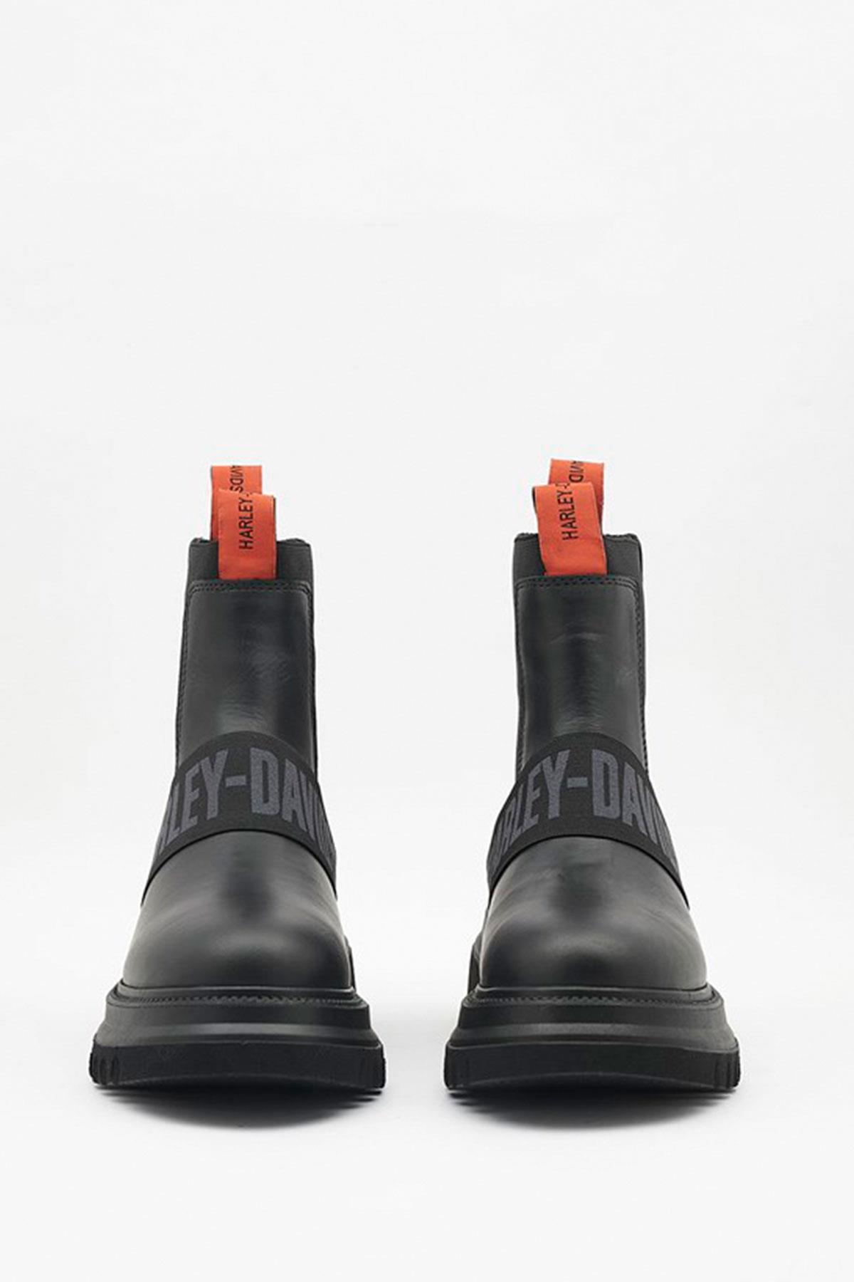 Harley Davidson Nefud Kadın Siyah Deri Bot