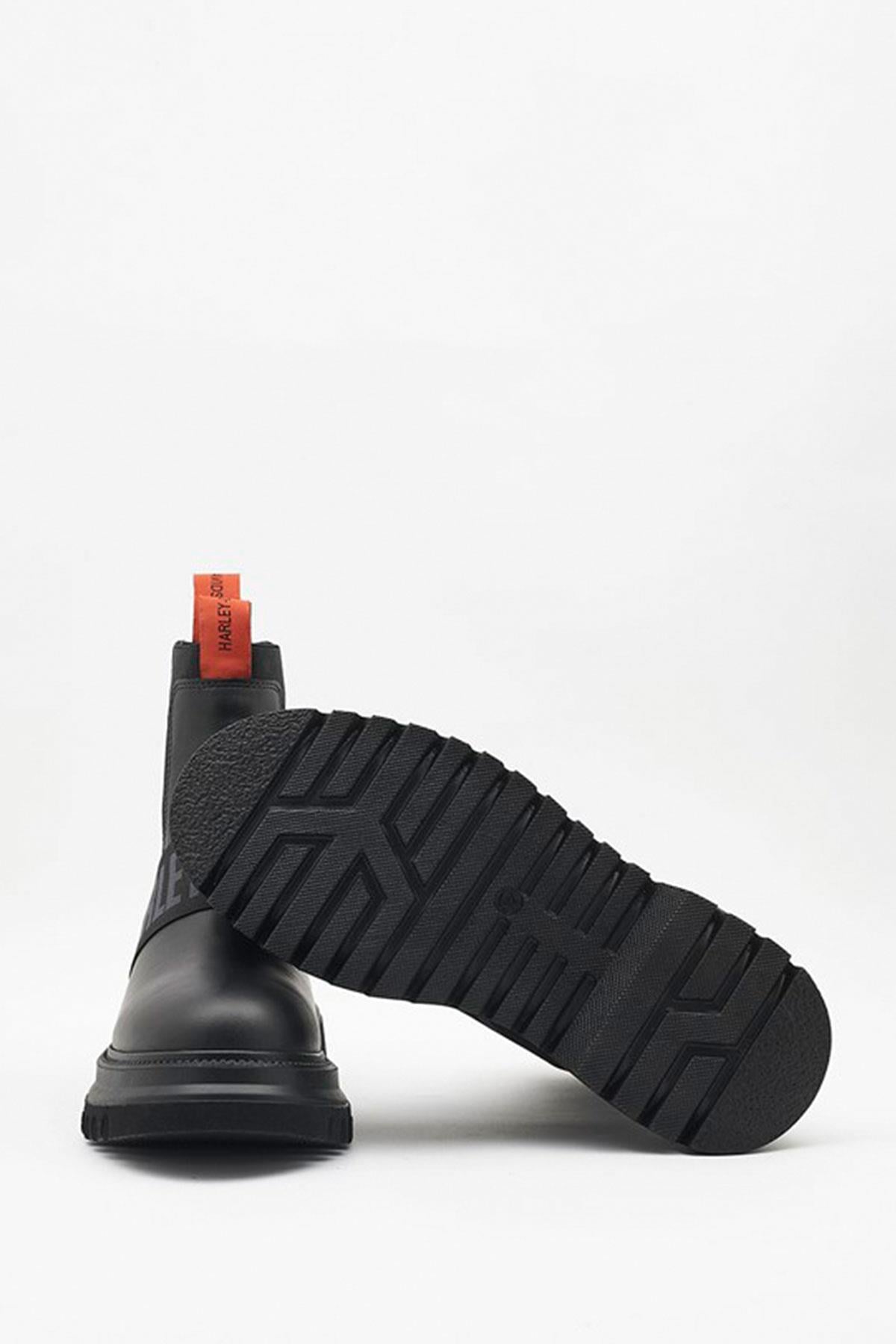 Harley Davidson Nefud Kadın Siyah Deri Bot