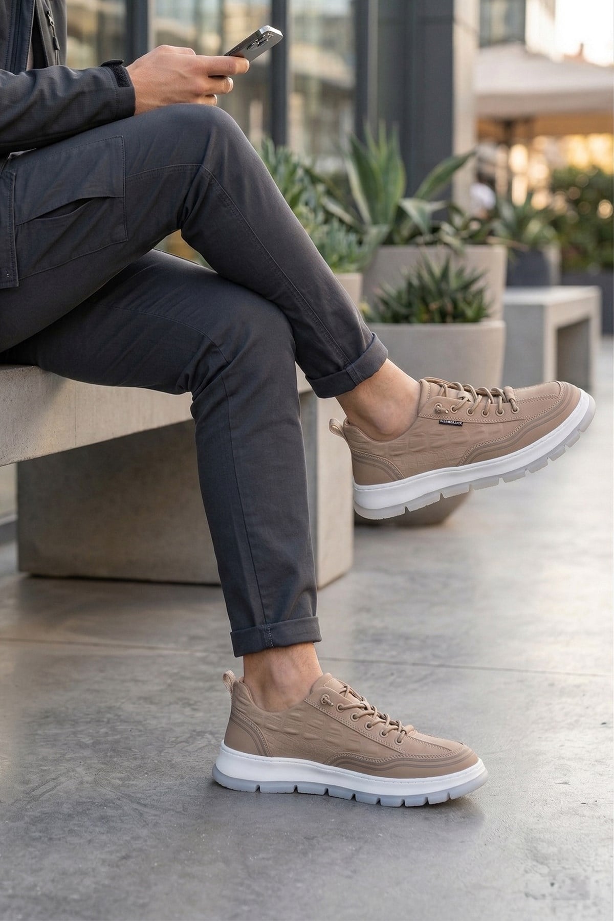 Hammer Jack Rizzi Erkek Bej Günlük Ayakkabı