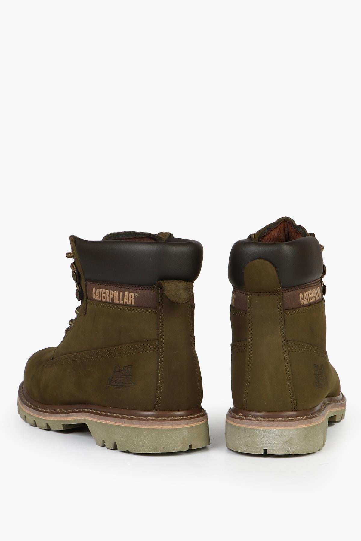 Caterpillar Colorado Hakiki Deri Olive Nubuk Erkek Bot