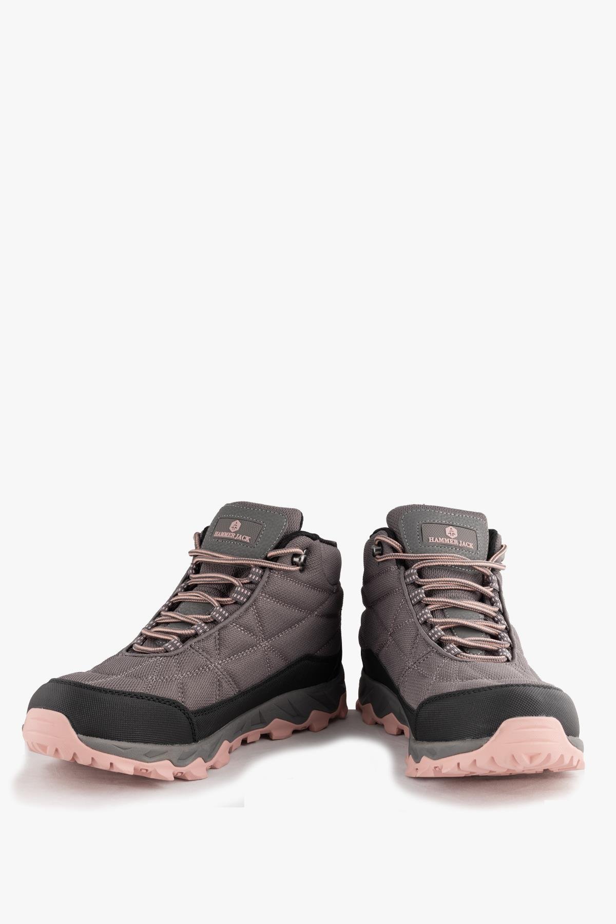 Hammer Jack Su Geçirmez Vectör Gri Pembe Kadın Outdoor Bot