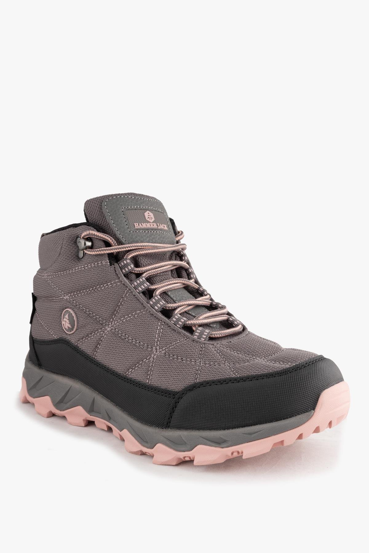 Hammer Jack Su Geçirmez Vectör Gri Pembe Kadın Outdoor Bot