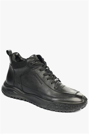 Hammer Jack Hakiki Deri Gustavo Siyah Erkek Bot