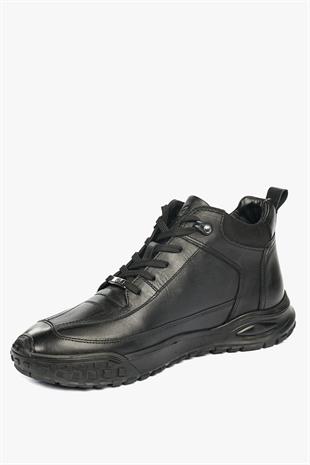 Hammer Jack Hakiki Deri Gustavo Siyah Erkek Bot