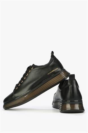 Hammerjack Rabat Siyah - Altın Erkek Günlük Ayakkabı