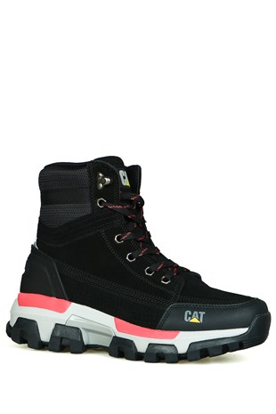 Caterpıllar Outdoor Su Geçirmez Siyah Pembe Kadın Bot 