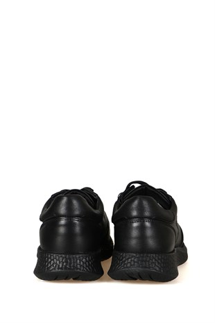 Hammer Jack Baley Hakiki Deri Siyah Bosphorus Erkek Spor Ayakkabı