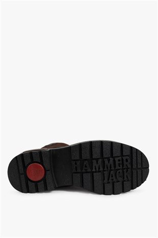 Hammer Jack Hakiki Deri Kahve Yıkama Nubuk Çocuk Bot