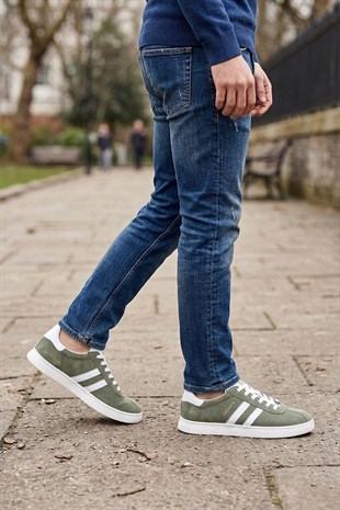 Hammerjack Bachata Yeşil Süet Erkek Günlük Ayakkabı