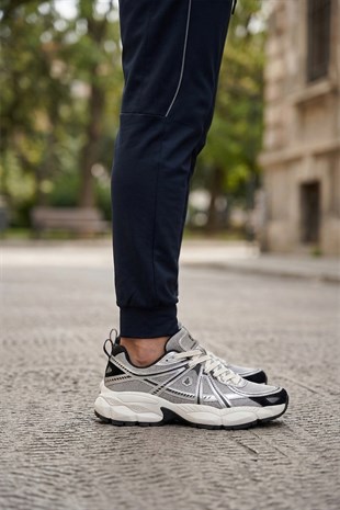 Hammer Jack Florian Erkek Gümüş Siyah Spor Ayakkabı