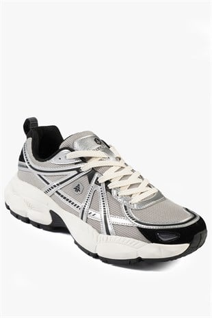 Hammer Jack Florian Erkek Gümüş Siyah Spor Ayakkabı