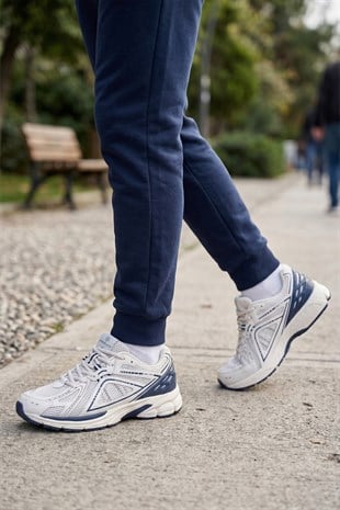 Hammer Jack Hamlet Erkek Beyaz Lacivert Spor Ayakkabı