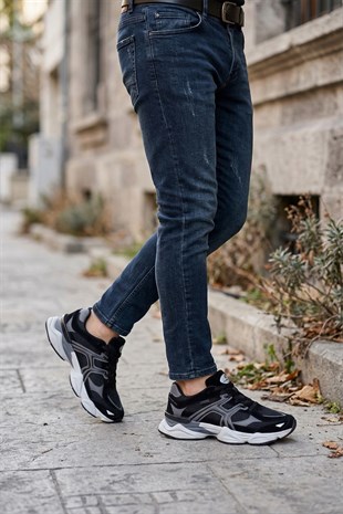 Hammer Jack Rene Erkek Siyah Süet Spor Ayakkabı