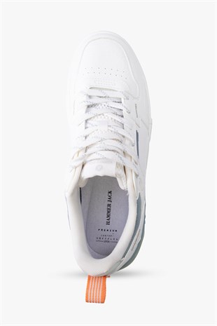 Hammer Jack Soprano Beyaz Turuncu Erkek Spor Ayakkabı