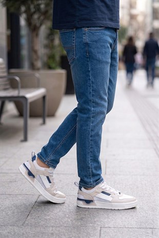 Hammer Jack Soprano Bej Beyaz Erkek Spor Ayakkabı