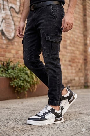 Hammer Jack Soprano Beyaz Siyah Erkek Spor Ayakkabı