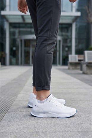 Hammerjack Malcolm Beyaz Saks Erkek Spor Ayakkabı