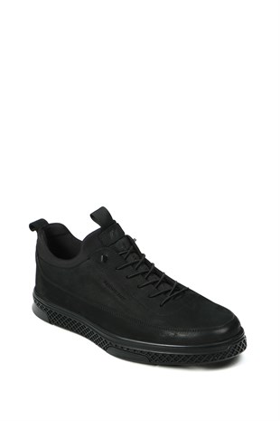 Hammer Jack Premon Hakiki Deri Siyah Erkek Ayakkabı 