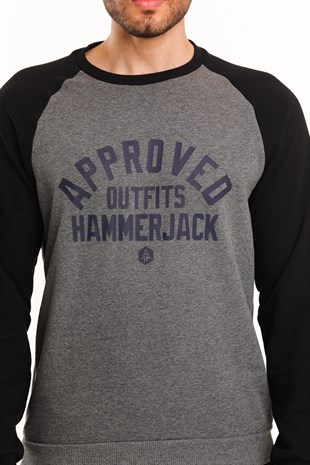 Hammer Jack Odin Antrasit-Melanj Erkek Sweatshirt