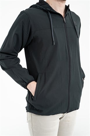 Hammer Jack Aleron Antrasit Erkek Fermuarlı Eşofman Üst 