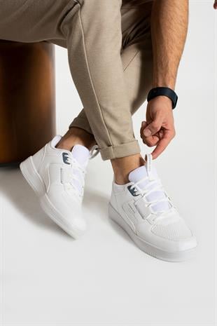 Hammer Jack Baley Hakiki Deri Beyaz Bosphorus Erkek Spor Ayakkabı