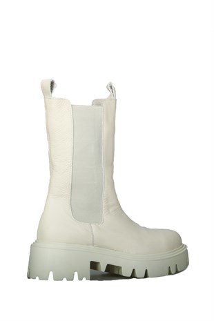 Hammer Jack Lenka Hakiki Deri Bej Outdoor Kadın Bot