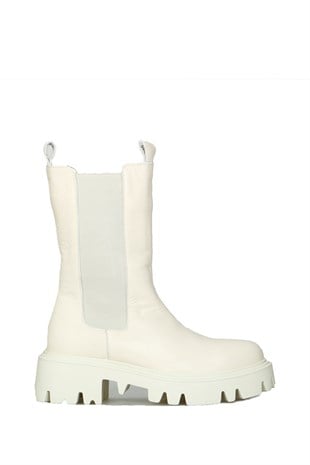 Hammer Jack Lenka Hakiki Deri Bej Outdoor Kadın Bot