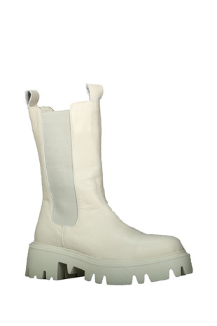 Hammer Jack Lenka Hakiki Deri Bej Outdoor Kadın Bot