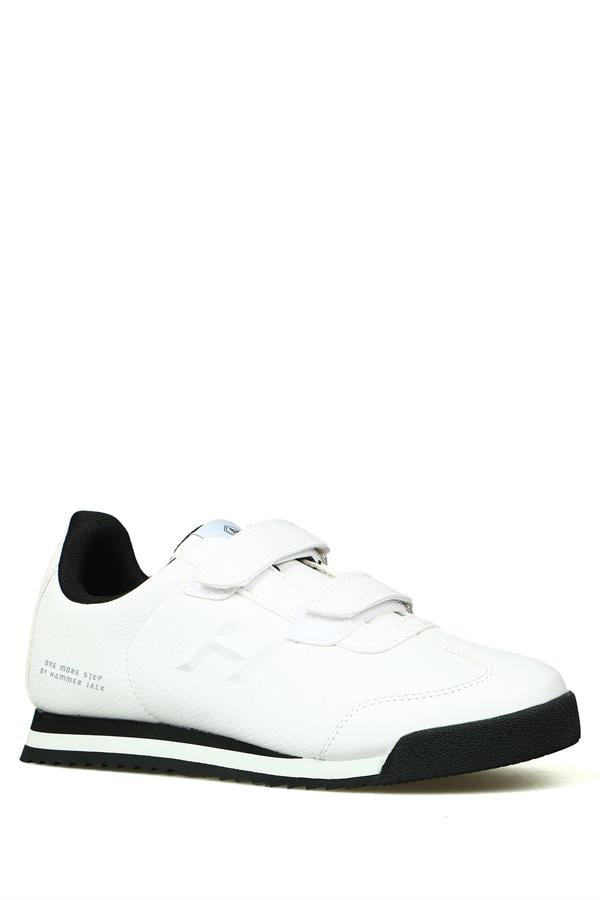 Hammer Jack Pico Beyaz Kadın Cırtlı Ayakkabı 