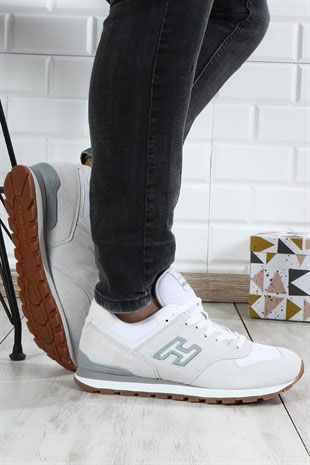 Hammer Jack Chile Hakiki Deri Beyaz Puruty-Krep Erkek Spor Ayakkabı 