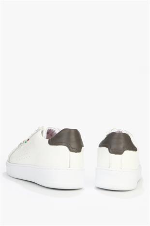 Hammer Jack Broken Hakiki Deri Beyaz Erkek Ayakkabı