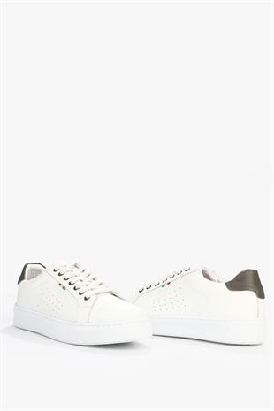 Hammer Jack Broken Hakiki Deri Beyaz Erkek Ayakkabı