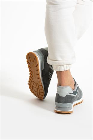 Hammer Jack Chile Hakiki Deri Meet Gri-Krep Erkek Spor Ayakkabı 