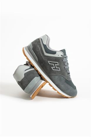 Hammer Jack Chile Hakiki Deri Meet Gri-Krep Erkek Spor Ayakkabı 