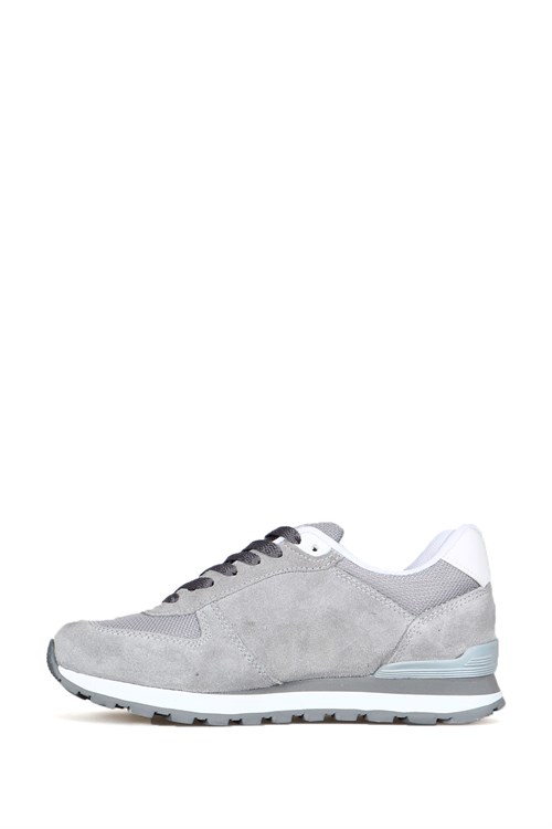 Hammer Jack Peru Hakiki Deri Ciment-Beyaz Kadın Spor Ayakkabı 