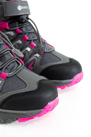 Hammer Jack Celos Su Geçirmez Gri Fuşya Outdoor Çocuk Bot  