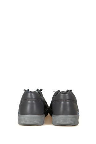 Hammer Jack Basel Hakiki Deri Füme Sax Mavi Erkek Günlük Ayakkabı 