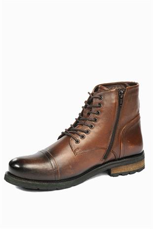 Hammer Jack  Hakiki Deri Kahverengi Erkek Bot