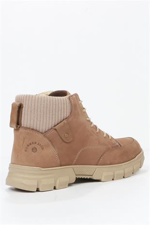 Hammer Jack Jowen Hakiki Deri Bej Outdoor Erkek Bot